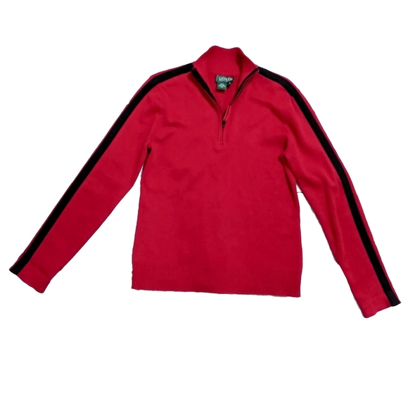 LAUREN RALPH LAUREN WMNS 1/2 ZIP COTTON PULLOVER - Picture 2 of 6